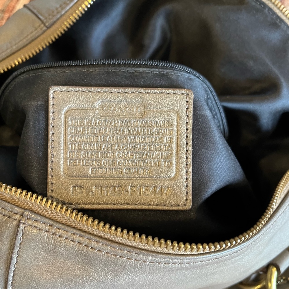 Coach Ashley Sabrina satchel pewter handbag - Picture 4 of 5
